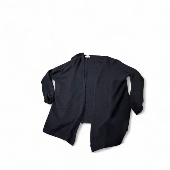 beceel Sweaters - Beceel Black Open Front Knit Cardigan Women's S/M Soft Cozy Minimalist